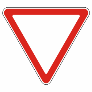 Знак 2.4 "Уступите дорогу"